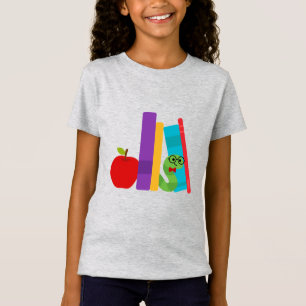 Cute bookworm reading girl T-Shirt