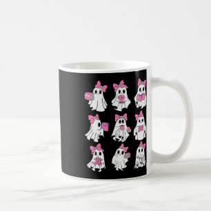 Cute Booooks Ghost Read More Books Funny Teacher H Coffee Mug