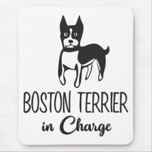 Cute Boston Terrier Gift Puppy Dog Lover Mouse Mat