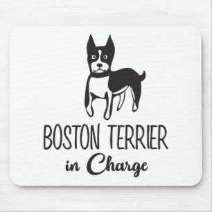 Cute Boston Terrier Gift Puppy Dog Lover Mouse Mat