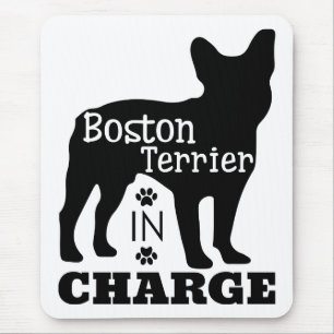 Cute Boston Terrier Lover Puppy Dog Mum Fur Mama Mouse Mat