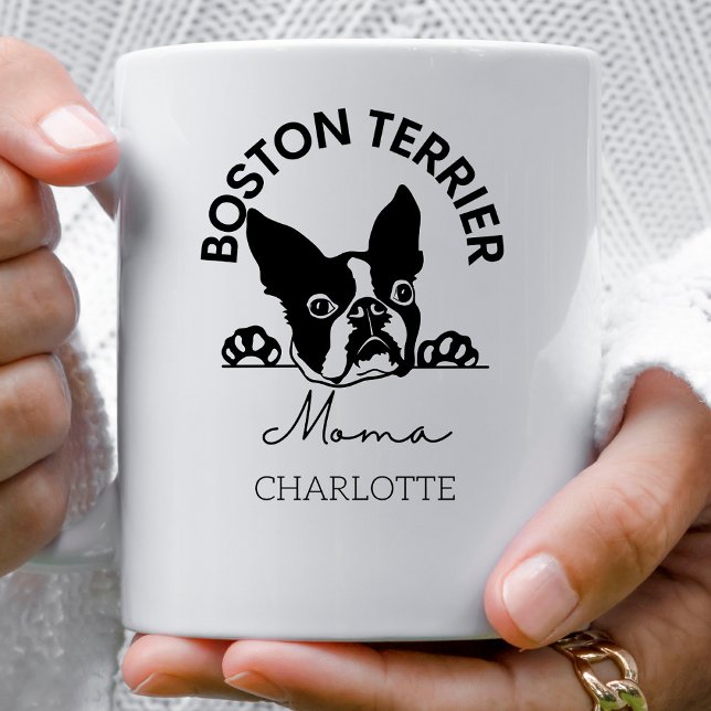 Cute Boston Terrier Mum Dog   Coffee Mug (Creator Uploaded)