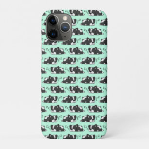Cute Boston Terrier ZZZ Dog Lovers Gifts Pet Puppy iPhone 11 Pro Case