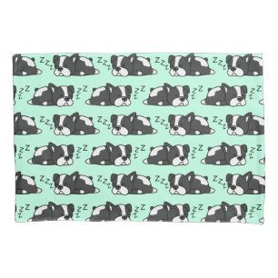 Cute Boston Terrier ZZZ Dog Lovers Gifts Pet Puppy Pillowcase