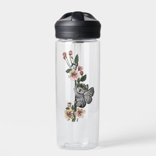 Cute Botanical Koala Beary Watercolor Illustration Water Bottle