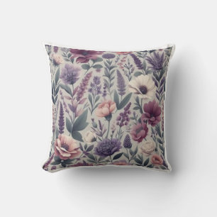 Cute Botanical lavender  Cushion