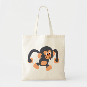 Cute Bouncy Cartoon Chimpanzee Bag