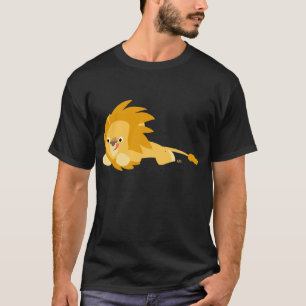Cute Bouncy Cartoon Lion T-Shirt
