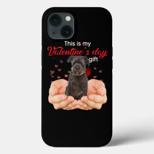 Cute Bouvier Des Flandres This Is My Valentines Da iPhone 13 Case