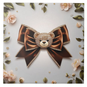 Cute bow Ceramic Tile