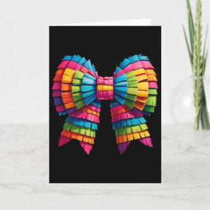 Cute Bow Coquette Funny Cinco De Mayo Girls Women Card