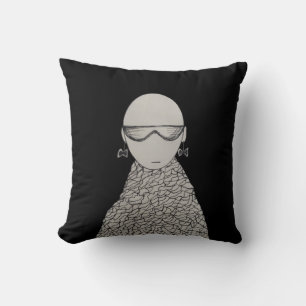 Cute bow earrings cushion