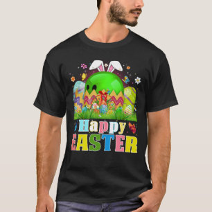 Cute Bowling Ball Hatched From Egg Easter Day Men  T-Shirt