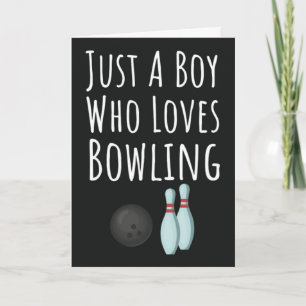 Cute Bowling Cards For Baby Boys Kids Bowler Child