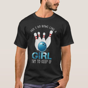 Cute Bowling For Women Girls Bowler Spare Me Ladie T-Shirt