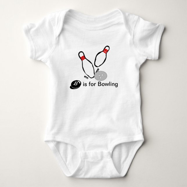 Cute Bowling Kids T Shirt (Front)