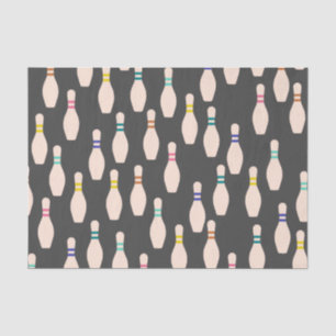 Cute Bowling Pins Tissue Paper