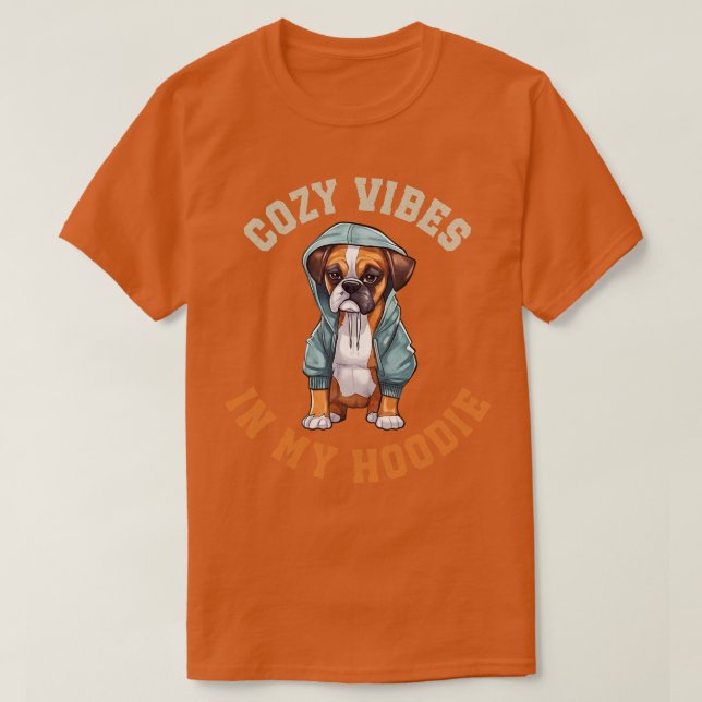 Cute Boxer Dog 4 T-Shirt (Design Front)