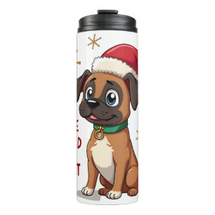 Cute Boxer dog Dog Christmas Nice Tried my Best ( Thermal Tumbler
