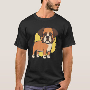 Cute Boxer Dog Owner Puppy Pet Dog Boxer Mum T-Shirt