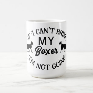 Cute Boxer Puppy Dog Mum Dad - Boxer Dogs Love Coffee Mug