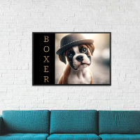 Cute Boxer Puppy – Stylish Dog Art