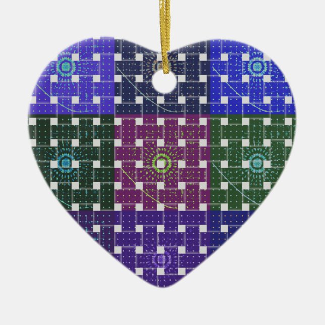 cute boxes ceramic tree decoration (Front)