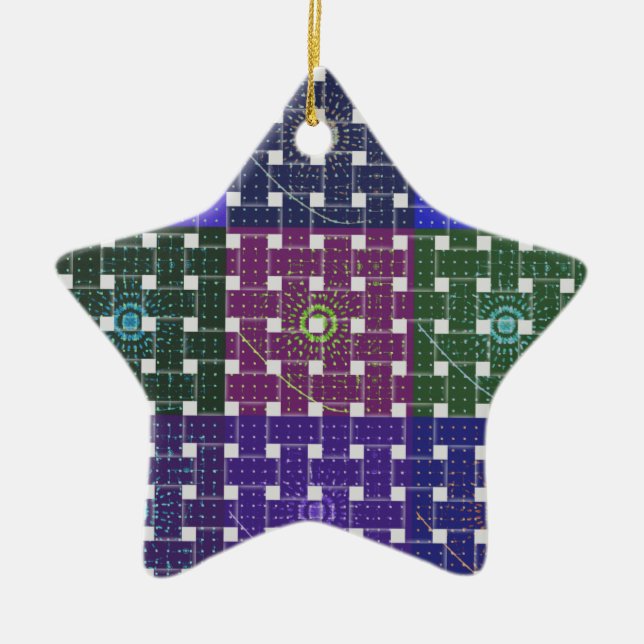 cute boxes ceramic tree decoration (Front)