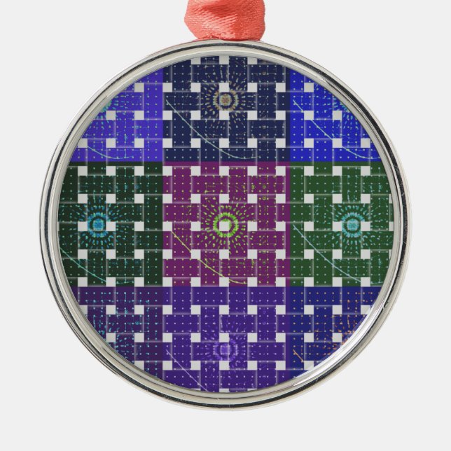 cute boxes metal tree decoration (Front)