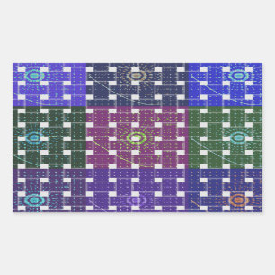 cute boxes rectangular sticker