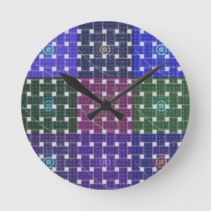 cute boxes round clock