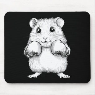 Cute Boxing Hamster Mouse Mat