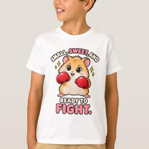 Cute boxing hamster ready to fight T-Shirt