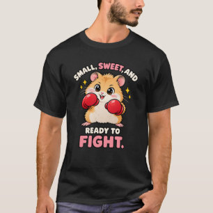 Cute boxing hamster ready to fight T-Shirt