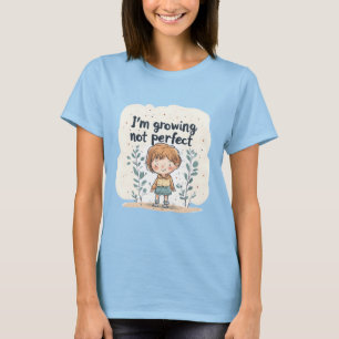Cute Boy Growing Not Perfect Back to School T-Shirt