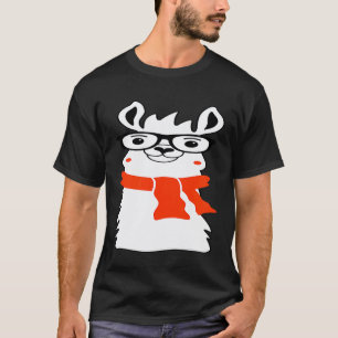 Cute Boy Llama Llamas Alpacas Lover For Kids T-Shirt