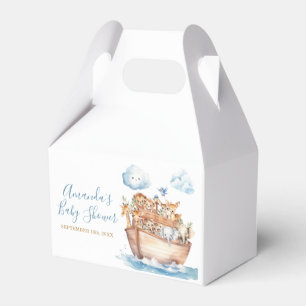 Cute Boy Noah's Ark Baby Shower Favour Box