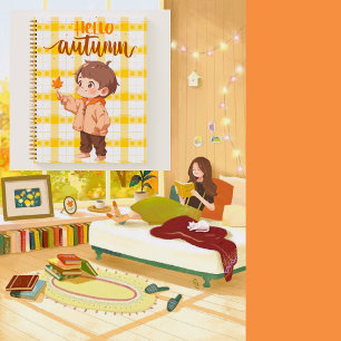 cute boy 🥨🍁 notebook