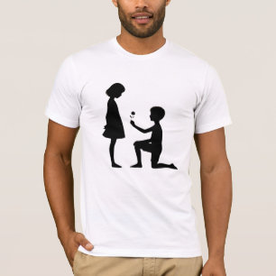 Cute Boy Propose Teenage T-Shirt