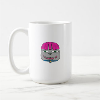 Cute Boy with Pink Hair and Playful Expressionss Coffee Mug