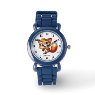 Cute boys fox lovers add name watch