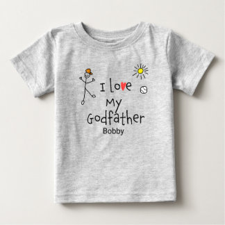 Cute Boys I love My Godfather Baby Tee