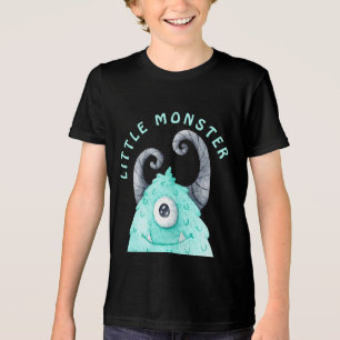 Cute Boys Little Monster  Tri-Blend Shirt