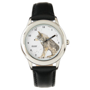 Cute Boys Wolf Animal Kids Wildlife Woodland Watch