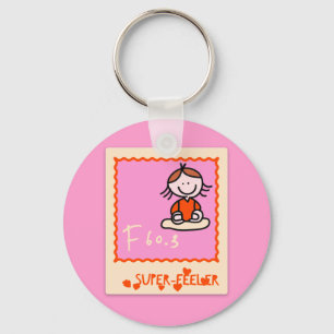 Cute BPD “Super-feeler” DBT Gift Key Ring