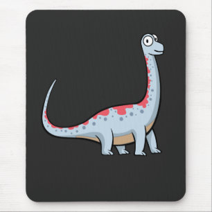 Cute Brachiosaurus Long Nick Dinosaur Mouse Mat