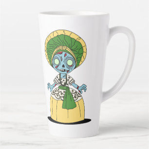 Cute Brazilian Zombie Girl Latte Mug