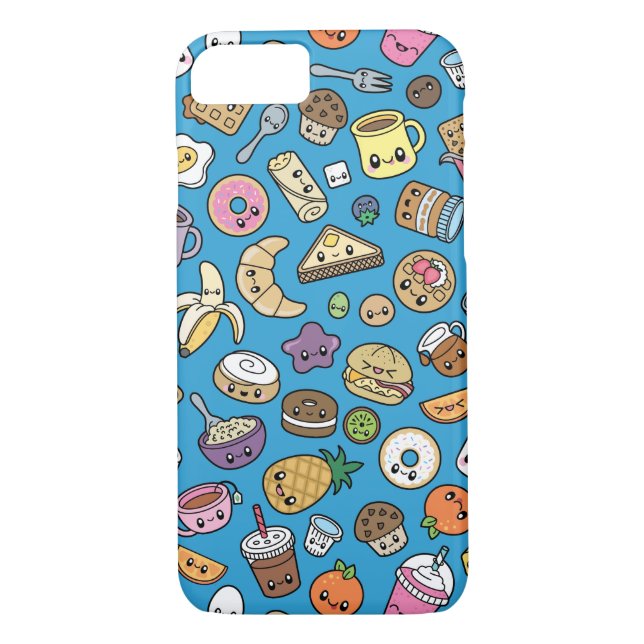 Cute Breakfast Food Case-Mate iPhone Case (Back)