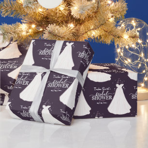 Cute Bridal Shower Pattern  Wrapping Paper