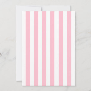 Cute Bridal Shower Pink Striped Invitation